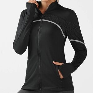 Fabletics Moira Jacket XS Black Zipup Athletic